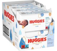 Huggies Pure Extra Care, Baby Wipes - 8 Packs (448 Wipes Total) - Fragrance Free