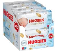 Huggies Pure Extra Care, Baby Wipes - Box with 12 Packs (672