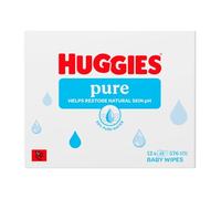 Huggies Pure Baby Wipes 0% Plastic 48s 12 pack