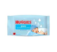 Huggies Pure Plastic Free Baby Wipes - Single Pack (48 Wipes) - 99% Water Wet Wi