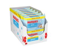 Huggies Pure Wipes 12 x 60 wipes (New Package)