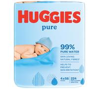 Huggies Pure Wipes Quad, Pack of 4