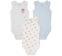 HUGGIES Strappy Bodysuit (3-Pack) Baby Boy Grey
