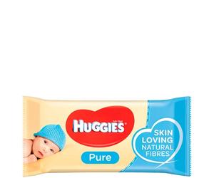 Huggies Wet Wipes Pure - 56 pcs