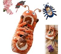 Hugging Caterpillar Sleeping Bags - Plush Cocoon Full-Body Lounger, Indoor Nap Pod, Pull Cord Hugging System, Cozy Reading Nest, Soft Convertible Sleeping Bag, Travel & Indoor Use (005)