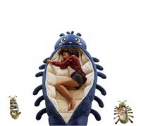 Hugging Caterpillar Sleeping Bags - Plush Cocoon Full-Body Lounger, Indoor Nap Pod, Pull Cord Hugging System, Cozy Reading Nest, Soft Convertible Sleeping Bag for Adults