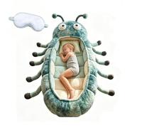 Hugging Caterpillar Sleeping Bags, Plush Cocoon Sleeping Bag With Pull Cord, Foldable Storage Or Carrying For Families And Dormitories(C)