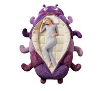 Hugging Caterpillar Sleeping Bags, Soft Warm Caterpillar Design Room Decor, Indoor Nap Pod With Pull Cord Hugging System | For Tent Playroom Living Room Camping Travel Vacation Birthday Kids Adult