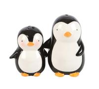 Hugging Penguins Salt and Pepper Shakers - Whimsical Kitchen Decor, Ceramic Set with Magnetic Connection, Adorable Penguin Design, Gift for Penguin Enthusiasts