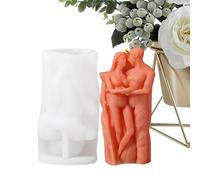 Hugging Silicone Moulds - 3D Couple Candle Form | Handmade Body Shape Casting | Romantic Valentine Sculpture Mold for DIY Soap, Resin, Chocolate, Ice, Decoration, Craft, Artistic Gift Creation