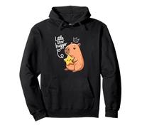 Hugging The Little Stars Capybara Pun Pullover Hoodie