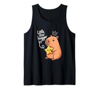 Hugging The Little Stars Capybara Pun Tank Top