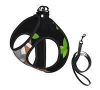 Hugging Tree Koala Print Harness Leash Set For Cats And Dogs, Reflective Adjustable, Soft Breathable Mesh Vest With Escape-Proof Lead, For Small Pets And Kitten Puppies