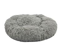Huggle Pets Hugglepets Anti-Anxiety Small Grey Donut Dog Bed