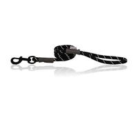 Huggle Pets Hugglepets Black 107Cm X 1Cm Reflective Weatherproof Rope Dog Lead