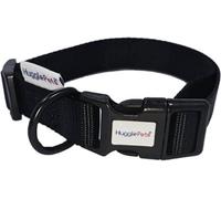 Huggle Pets Hugglepets Black Large 45 - 70Cm Snappy Weatherproof Dog Collar