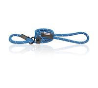 Huggle Pets Hugglepets Blue 113Cm X 1Cm Reflective Weatherproof Rope Dog Slip Lead