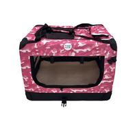 Huggle Pets Hugglepets Fabric Crate - Small Camo Pink