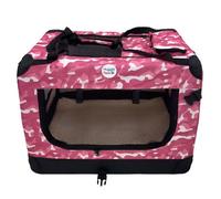 Huggle Pets Hugglepets Fabric Crate - Xl Camo Pink