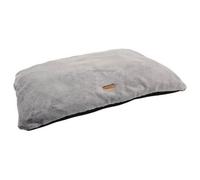 Huggle Pets Hugglepets Luxury Plush Grey Dog Cushion Bed