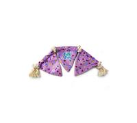 Huggle Pets Hugglepets Party Pup Bunting Crinkle Dog Toy - Purple