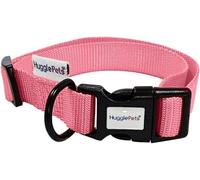 Huggle Pets Hugglepets Pink Medium 30 - 50Cm Snappy Weatherproof Dog Collar