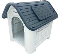 Huggle Pets Hugglepets Plastic Dog Kennel (419) (Grey Roof)