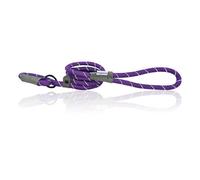 Huggle Pets Hugglepets Purple 113Cm X 1Cm Reflective Weatherproof Rope Dog Slip Lead