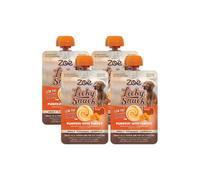 Huggle Pets Zoe Licky Snack Dog Treat Paste 85G (Bundle X4) - Pumpkin With Turkey