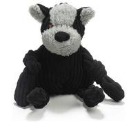 HuggleHounds Dog Toy HuggleMutt Bruiser Knottie 38X23Cm Black