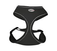 HugglePets Air Mesh Dog Harness - Med - Black