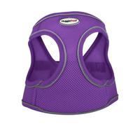 HugglePets Air Mesh Step In Dog Harness - Purple (Large - 52-60cm) Strong & Secure Lightweight & Breathable Harness for Large Dogs with Reflective Lining.