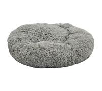 HugglePets Anti-Anxiety Donut Dog Bed - Grey - Small