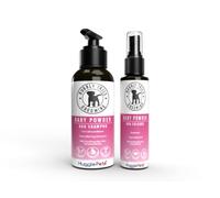 HugglePets Bubbly Tails Baby Powder 2 in 1 Shampoo Conditioner and Deodorising Cologne Set | No Paraben Preservatives and Vegan Friendly