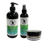 HugglePets Bubbly Tails Eucalyptus Dog Shampoo, Cologne & Balm