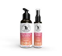HugglePets Bubbly Tails Summer Fruits 2 in 1 Shampoo Conditioner and Deodorising Cologne Set | No Paraben Preservatives and Vegan Friendly