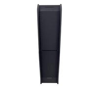 HugglePets Dog Pet Ramp - Plastic Folding Bi Lightweight Strong Car/Van Travel (Black With Matting)