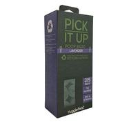 HugglePets Dog Poop Pick It Up Waste Poo Bags | 65% Recycled, Durable and Leakproof, Lavender Fragrance 315 Bags (21 x 15 Bags)
