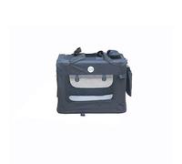 HugglePets Fabric Crates - Black - Size: Medium