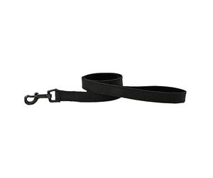 HugglePets Legacy Leather Dog Lead - Black
