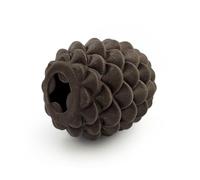 HugglePets Legacy Pine Cone Dog Toy | Treat Dispenser | Training Reward Toys | Interactive Fetch Play | Brown | Durable Teeth Cleaning Chew | Great Retriever For All Dogs | Aggressive Chewers | 13cm
