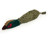 HugglePets Legacy Ropey Pheasant (Patricia) Hemp Rope Dog Toy - - Size: unisex