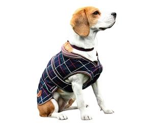 HugglePets Legacy Tartan Thermal Dog Coat - Warm Fleece Jumper Classic Dog & Puppy Clothing. Reflective Jacket Dog Clothes Waterproof Coat - Small (35cm)