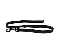 HugglePets Padded Nylon Dog Lead - Black