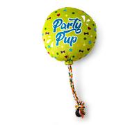 HugglePets Party Pup Balloon Squeaky Dog Toy - Lime