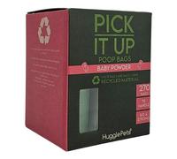 HugglePets Pick It Up Baby Powder Dog Poop Bags - 15 Rolls (270pk)