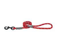 HugglePets Reflective Rope Dog Lead - 107 x 1.2cm - Red