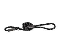 HugglePets Reflective Rope Slip Dog Lead - 113 x 1.0cm - Black