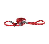HugglePets Reflective Rope Slip Dog Lead - 113 x 1.0cm - Red