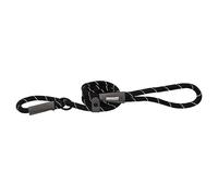 HugglePets Reflective Rope Slip Dog Lead - 150 x 1.2cm - Black